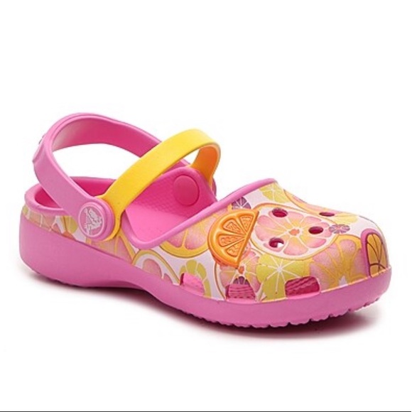 CROCS Other - Crocs KARIN CITRUS MARY JANE CLOG Toddler Size 8.
